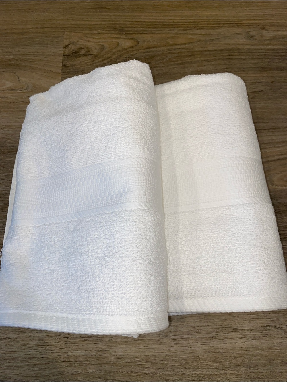 The Big One White Plush Cotton Bath Towels - Soft Absorbent Set